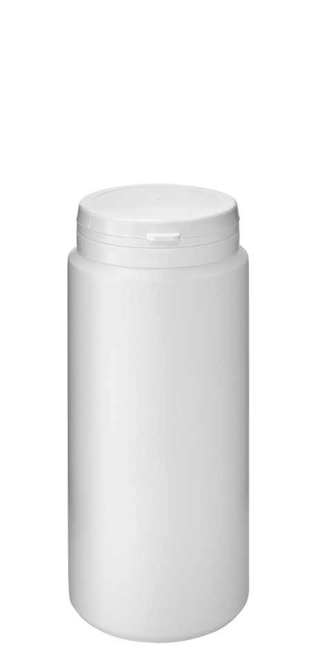 Tablettburk 400ml 58HG HDPE #2